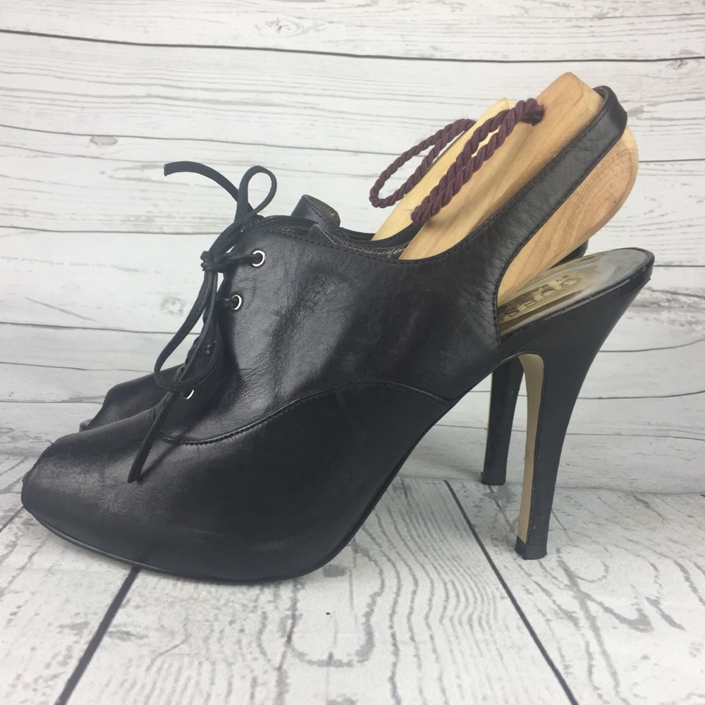 Guess by Marciano Women's Slingback Heels Black Sz - Picture 3 of 6